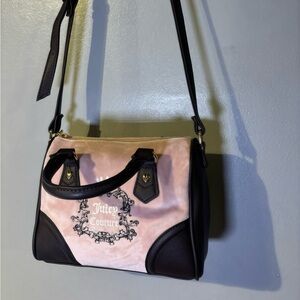 Juicy Couture Pink and Black Women's Bag